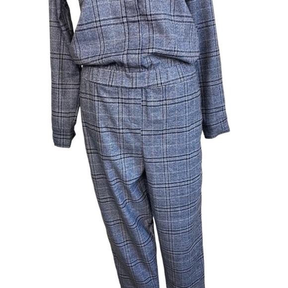 Urban Outfitters x Lucca Couture ‘Dylan’ Plaid Longsleeve Jumpsuit Coveralls XS - Picture 4 of 16